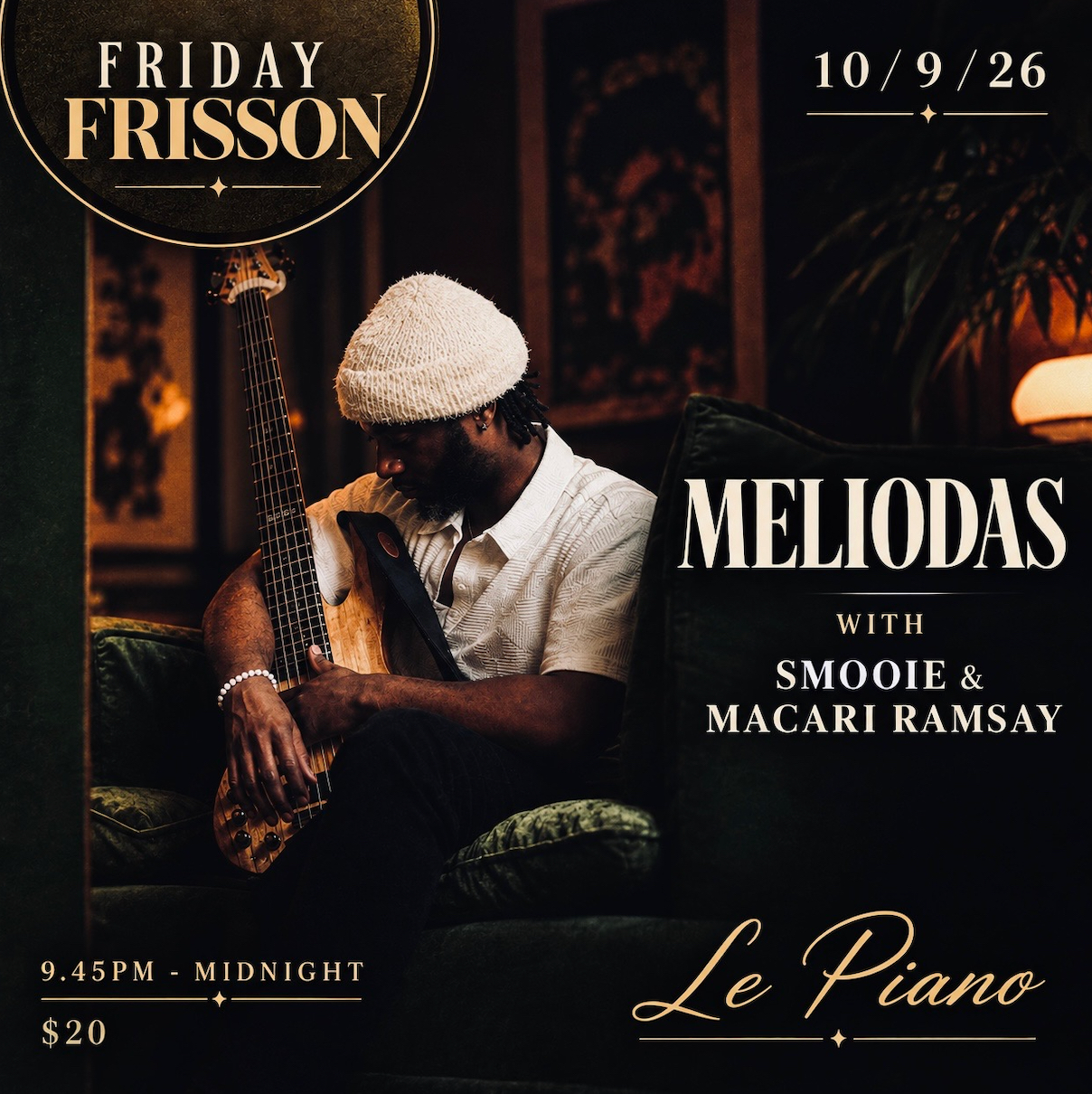 Friday Frisson: MELODIAS with Smooie & Macari Ramsay