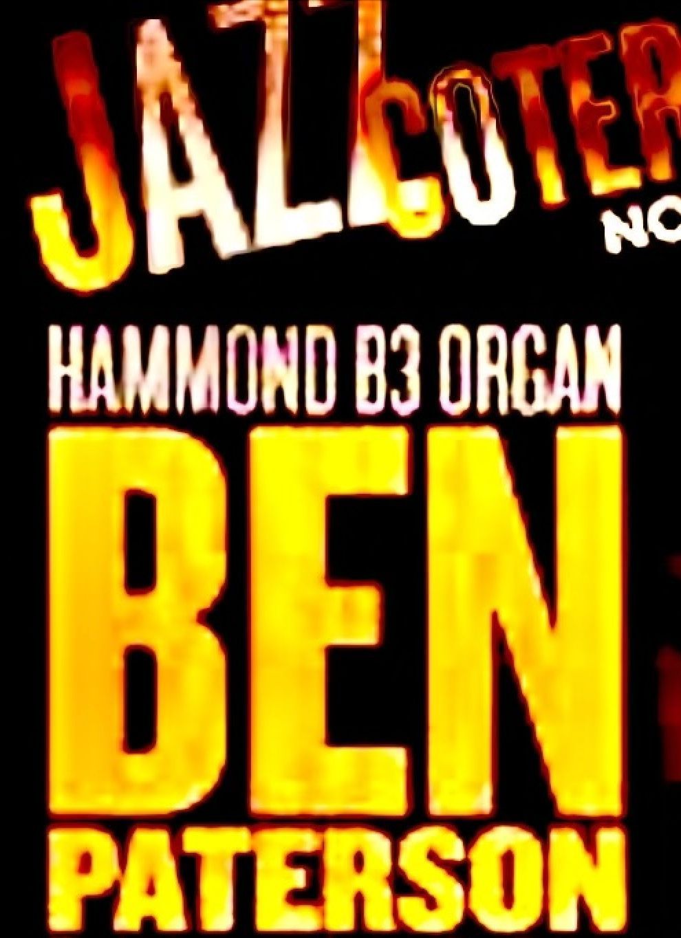 Thursday Laurens Hammond Night; The Ben Paterson Organ Trio