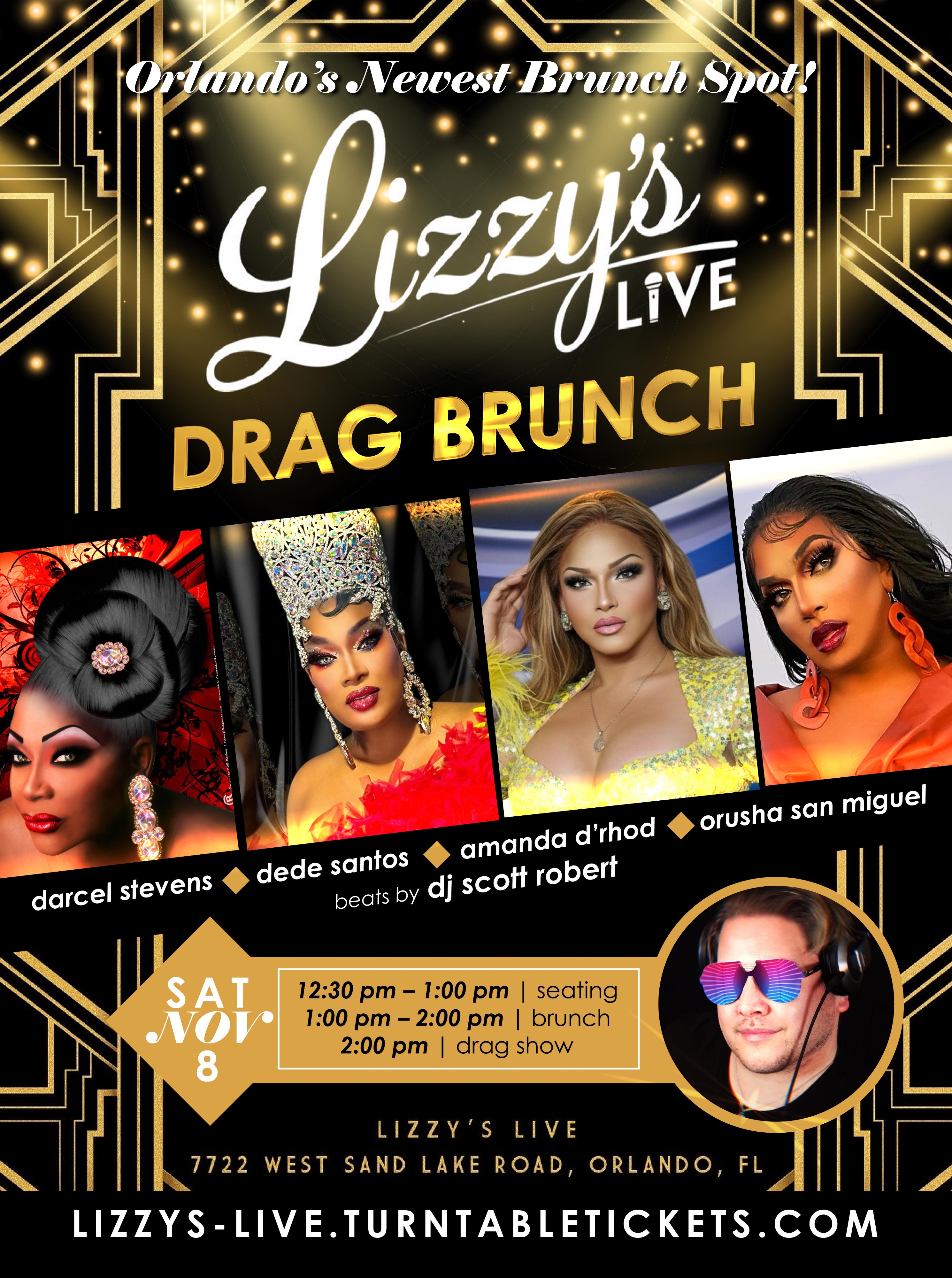 The Orlando Premier of Lizzy's Live Drag Brunch