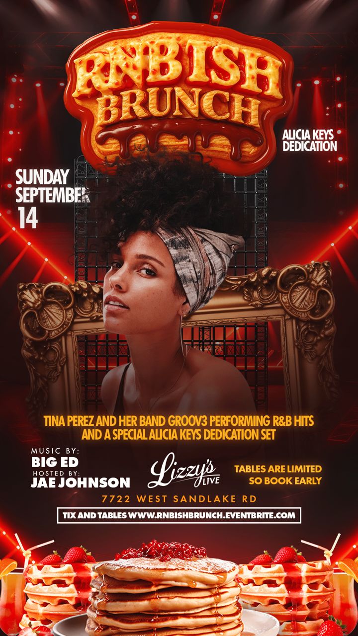 RNBISH Brunch Sunday September 14th "Alicia Keys" dedication