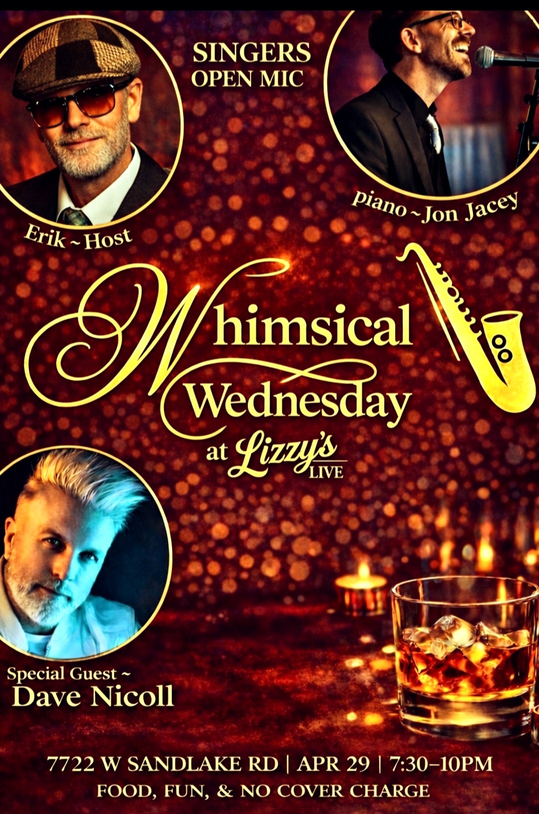 Whimsical Wednesdays: Singers Open Mic Night