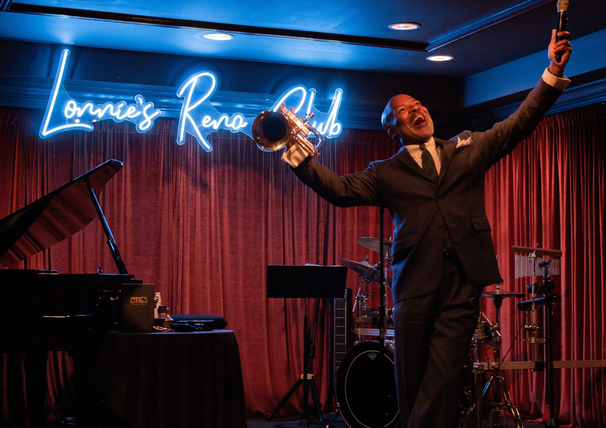 Honor the Music of Nat "King" Cole all March with Lonnie McFadden and his Band
