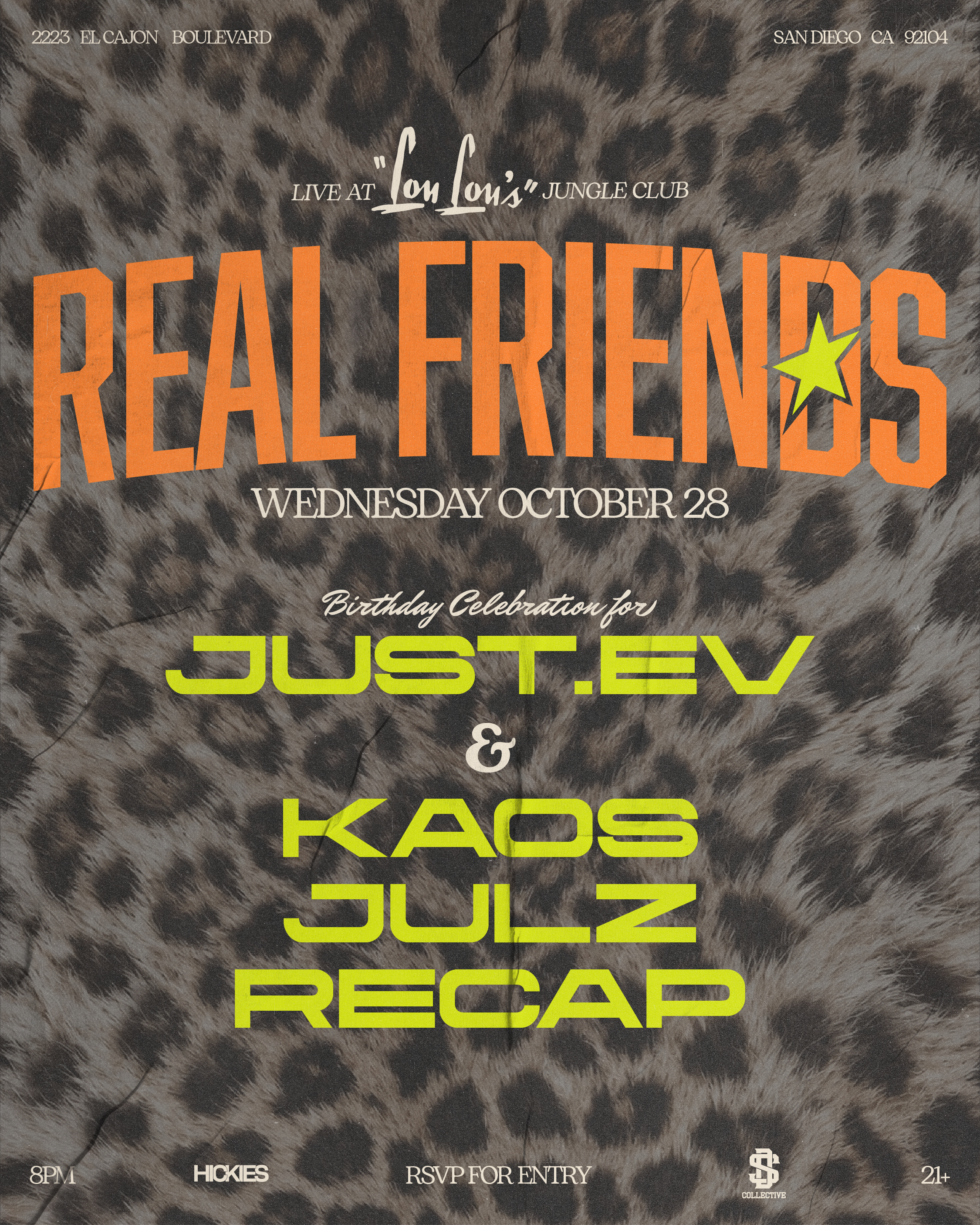 REAL FRIENDS | SD CLCTV + HICKIES & DRY HUMPS