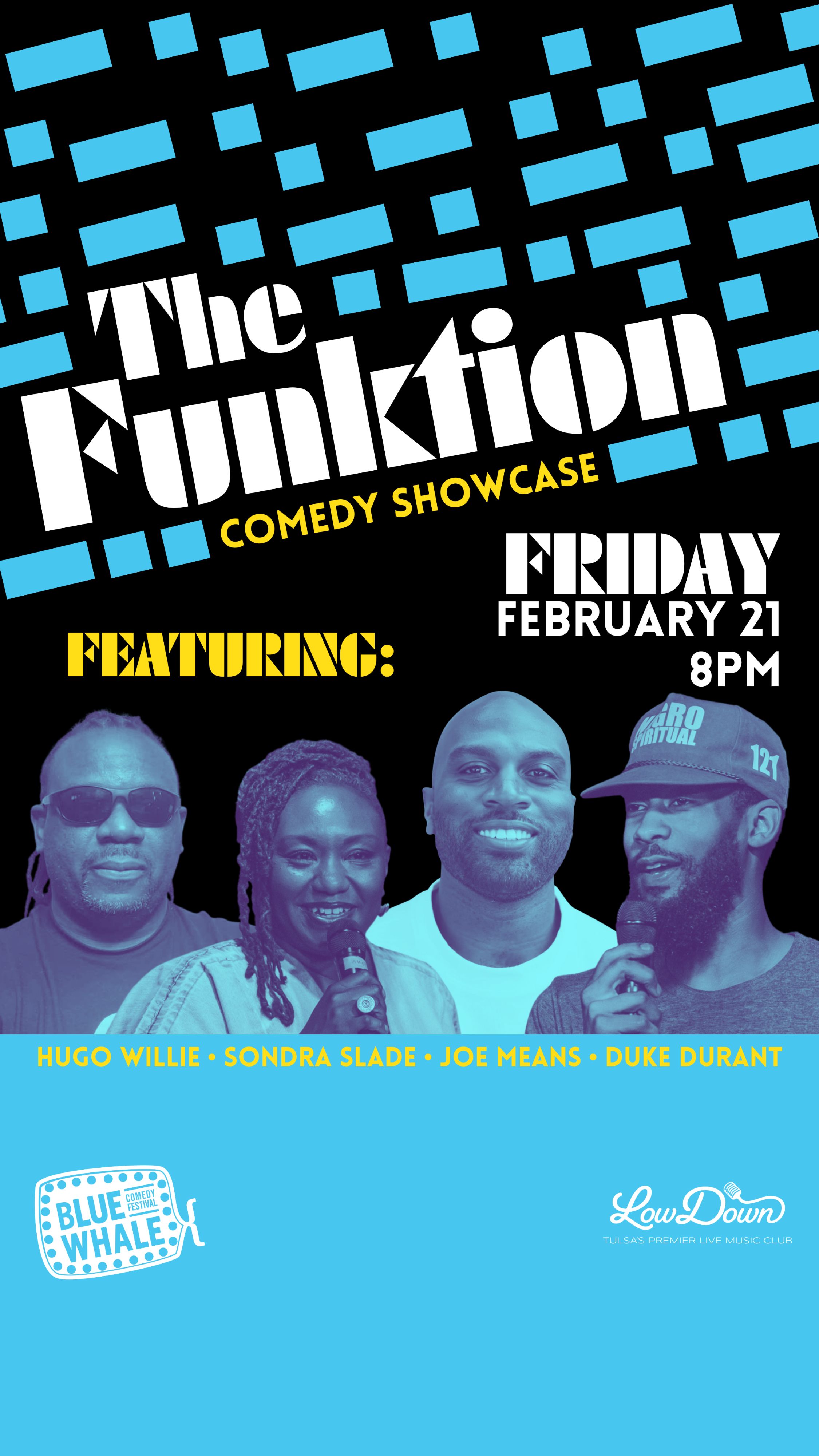 The Funktion Comedy Showcase - Blue Whale Comedy Night
