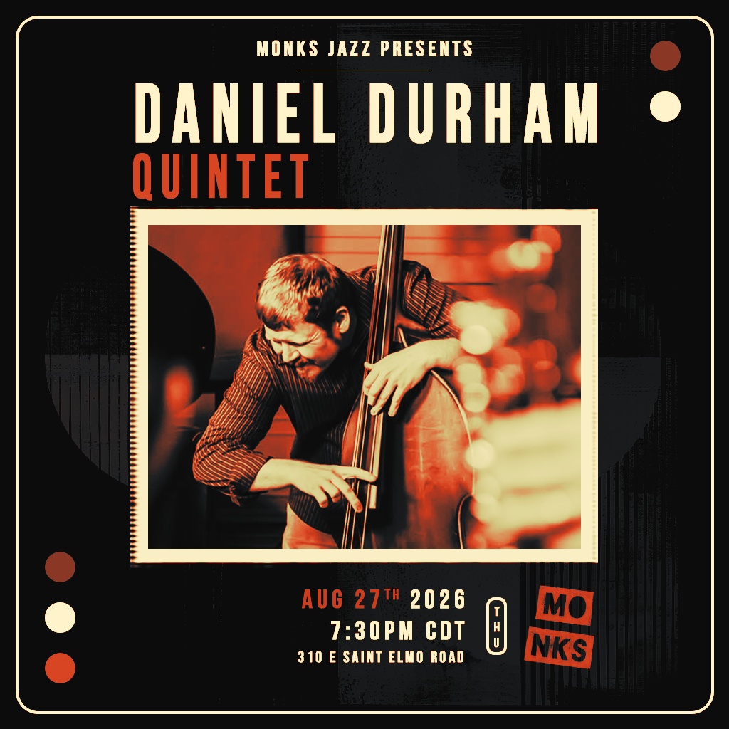 Daniel Durham Quintet artwork from Monks Jazz Club