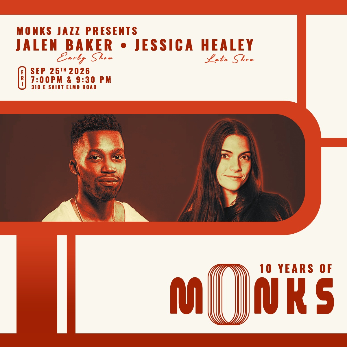 10 Years of Monks | Jalen Baker & Jessica Healey