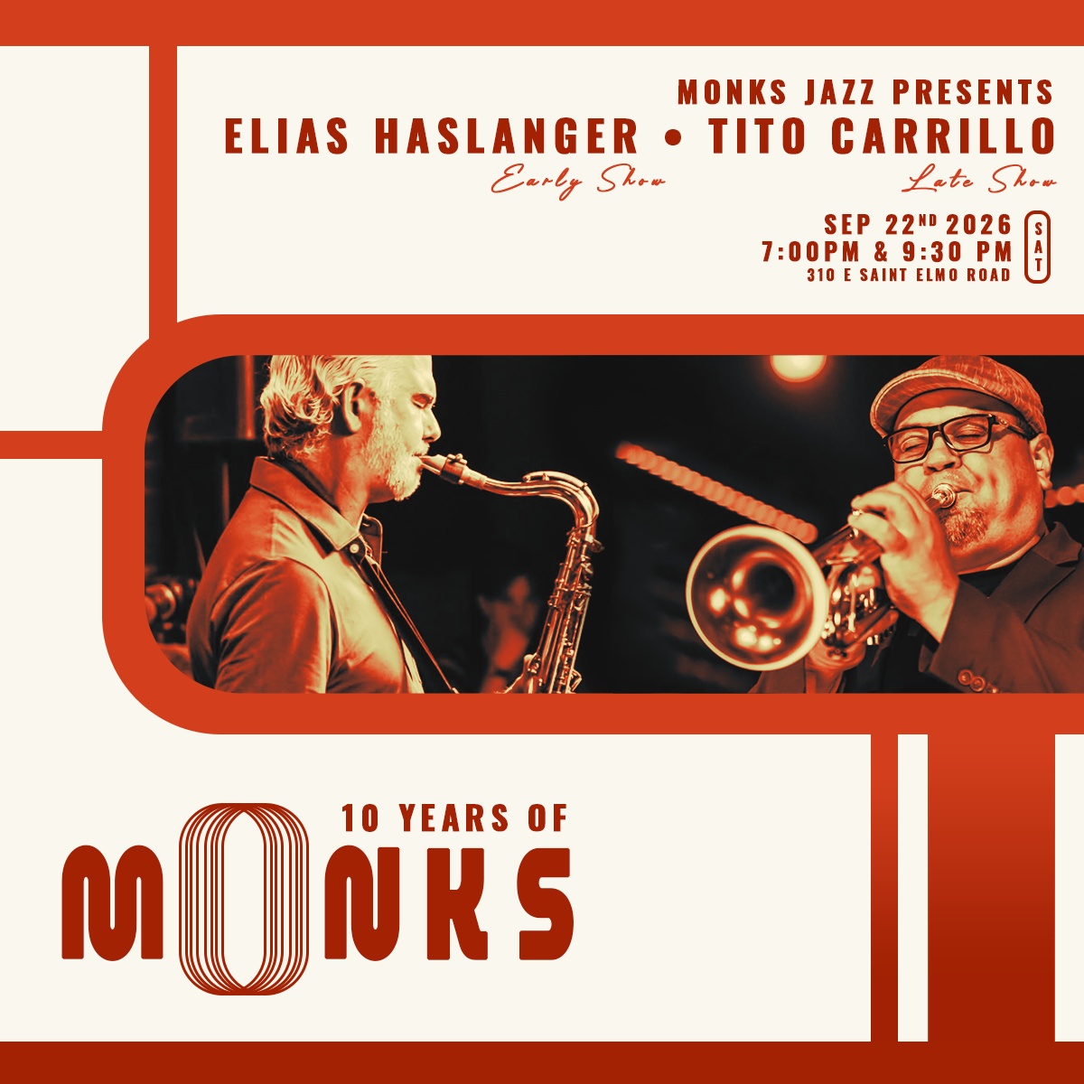 10 Years of Monks | Elias Haslanger & Tito Carrillo