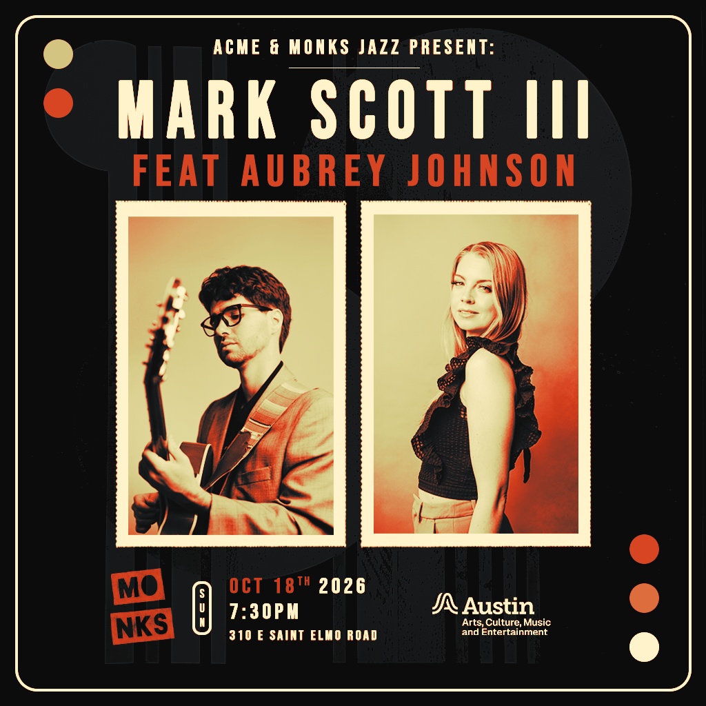 ACME x Monks Jazz Present: Mark Scott III feat. Aubrey Johnson