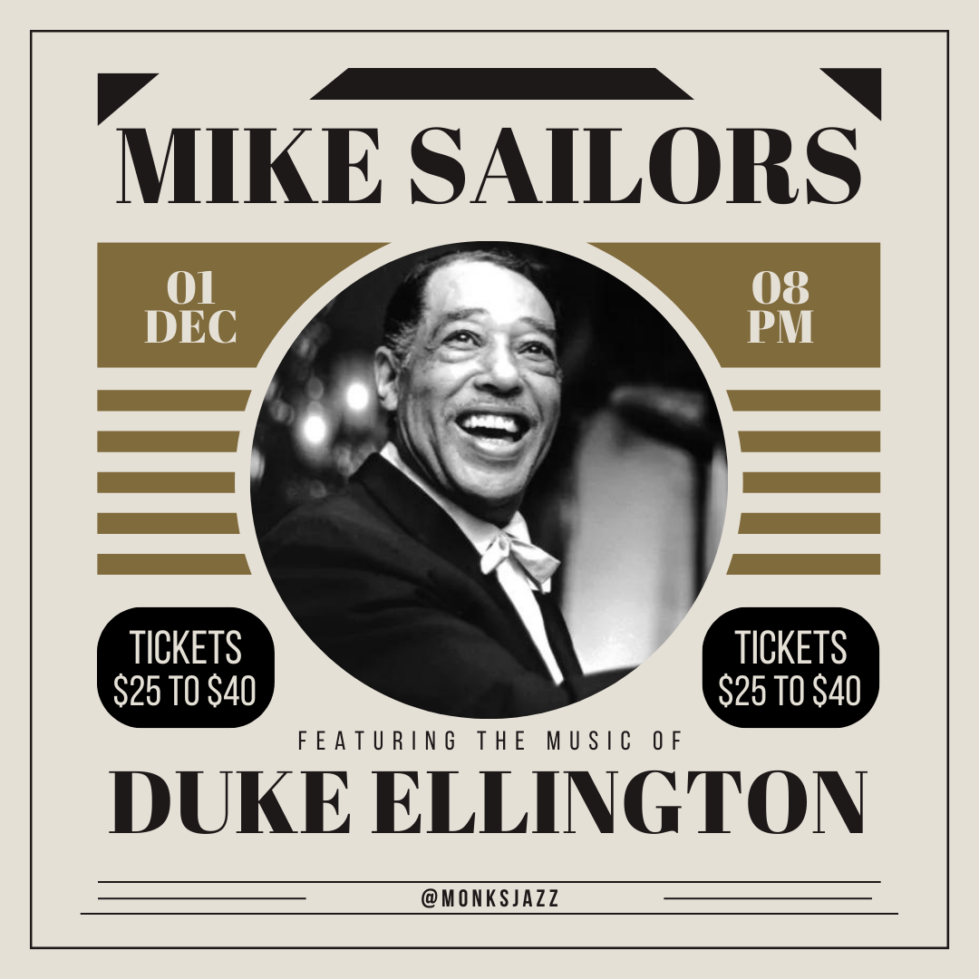 Mike Sailors Plays Duke Ellington - Live at Monks