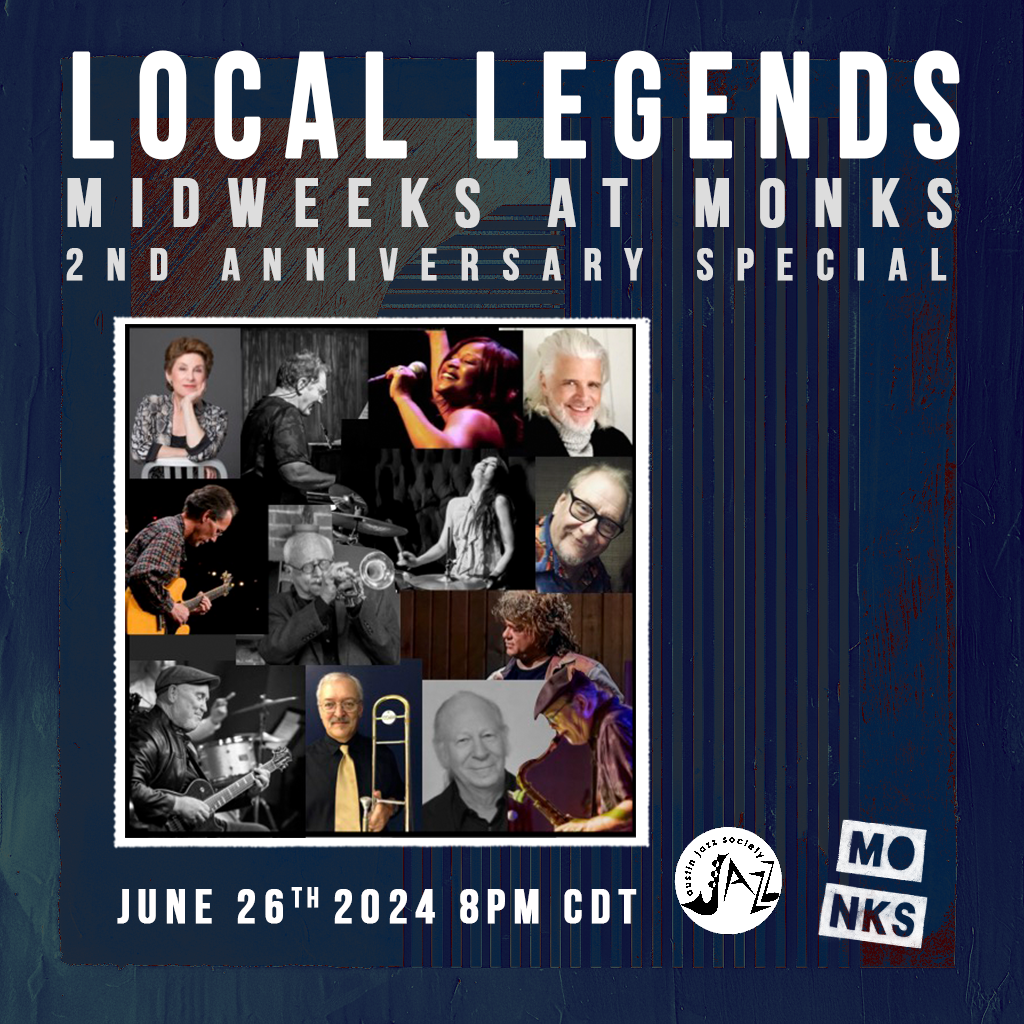 AJS Presents: Local Legends - Midweek at Monks 2nd Anniversary Special