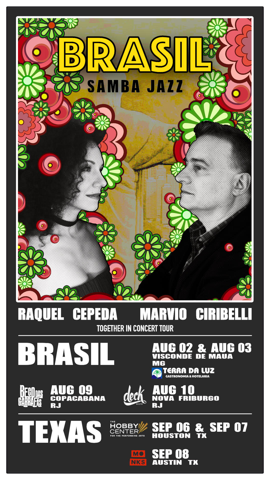 A Night In Brazil: Raquel Cepeda and Marvio Ciribelli in Concert