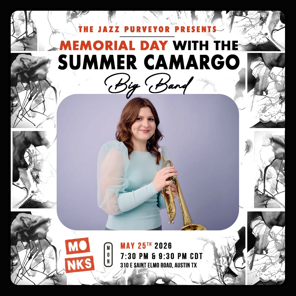 The Jazz Purveyor Presents: Memorial Day with the Summer Camargo Big Band