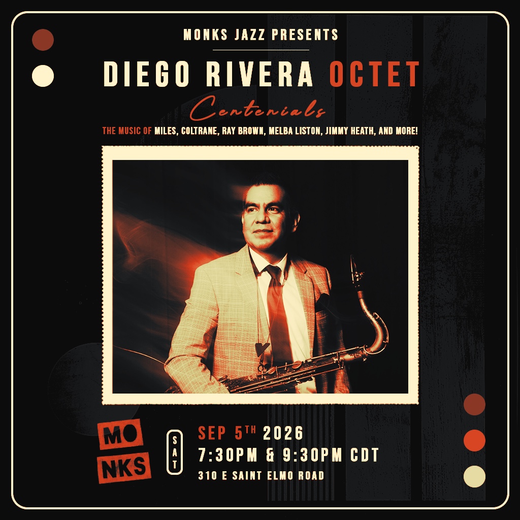 The Diego Rivera Octet | Centennials: The Music of Miles, Coltrane, Ray Brown, Melba Liston, Jimmy Heath, and More!