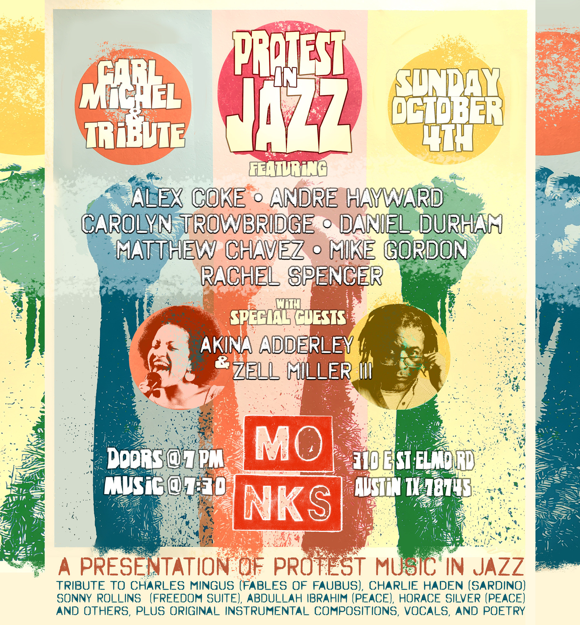 Protest In Jazz: A Presentation of Protest Music in Jazz with Carl Michel & Tribute