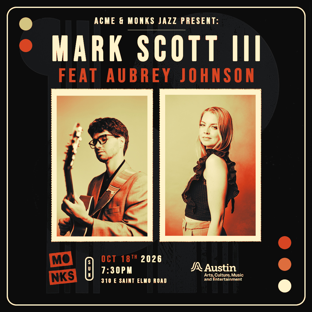 ACME x Monks Jazz Present: Mark Scott III feat. Aubrey Johnson
