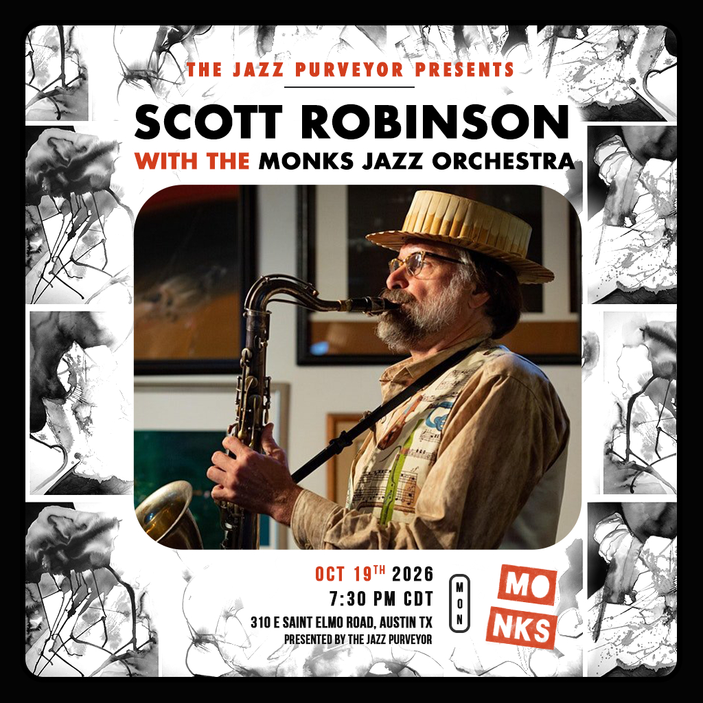 Scott Robinson with the Monks Jazz Orchestra | The Jazz Purveyor Presents