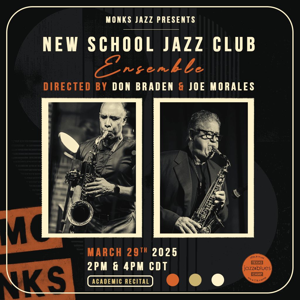 The New School Jazz Club Ensemble | Directed by Don Braden & Joe Morales