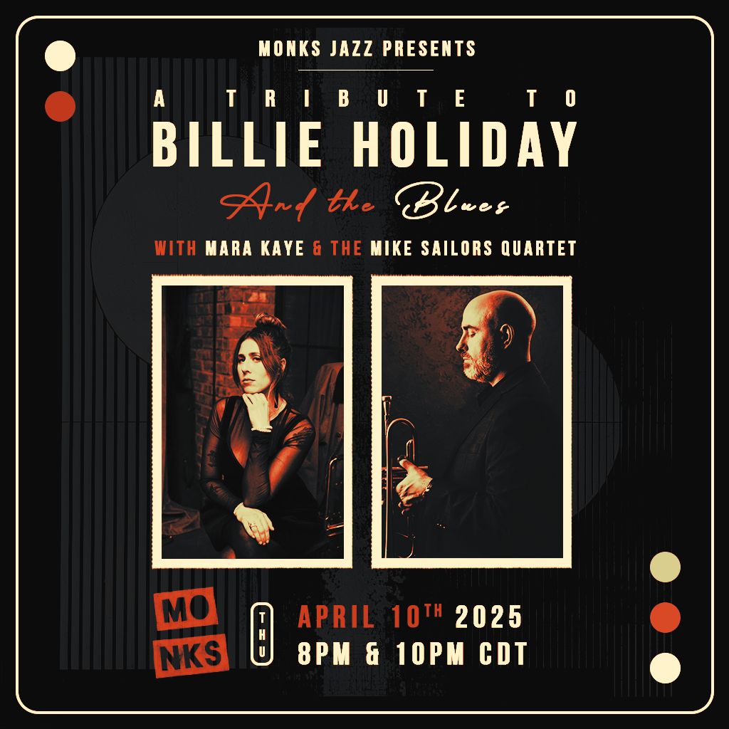 A Tribute to Billie Holiday and the Blues | with Mara Kaye & The Mike Sailors Quartet