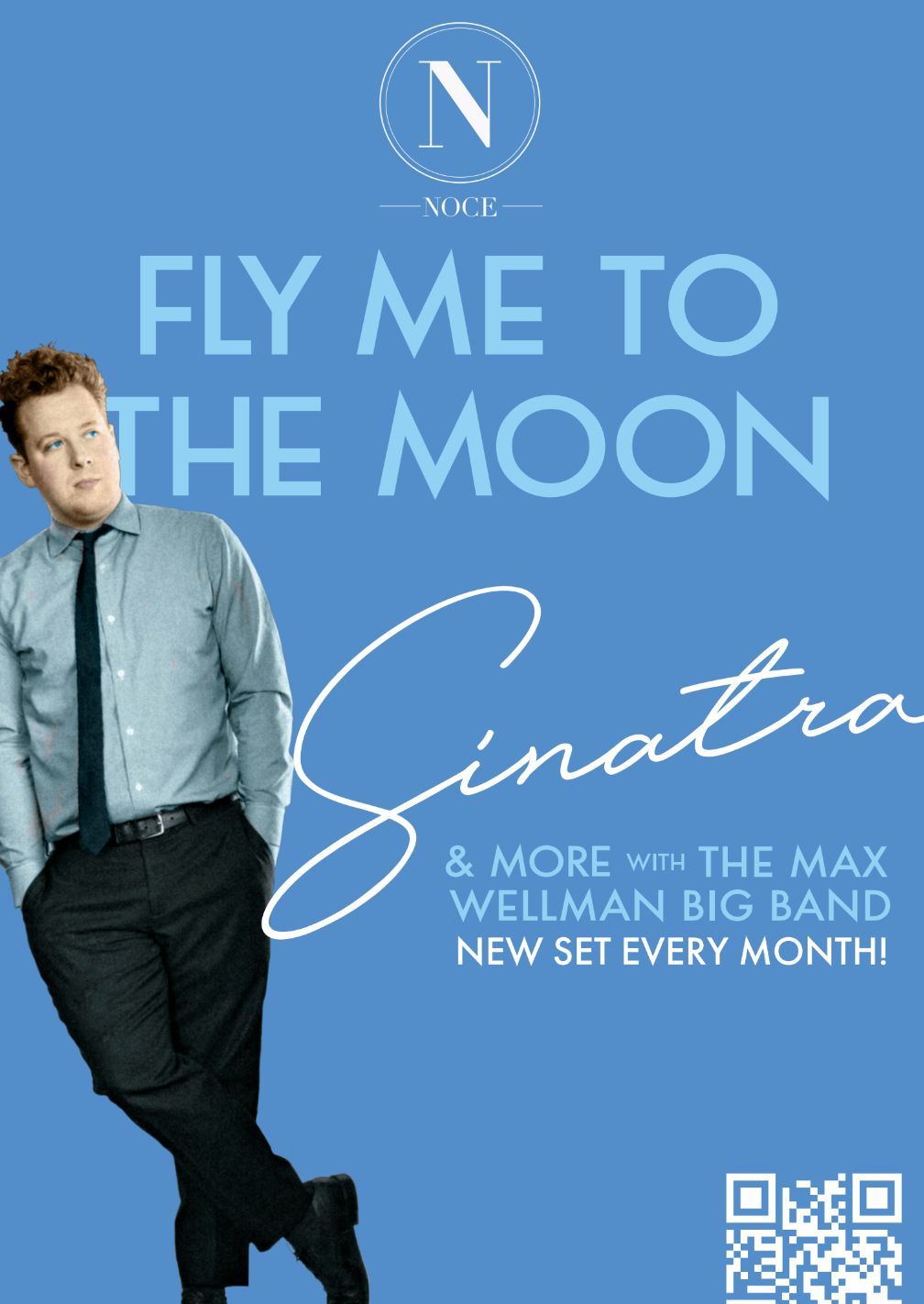 Fly Me To The Moon: Max Wellman Sings Sinatra & More w/ His Big Band