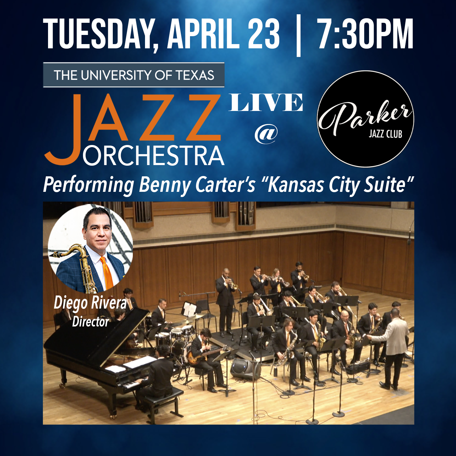 UT Jazz Orchestra - Performing Benny Carter's "Kansas City Suite"