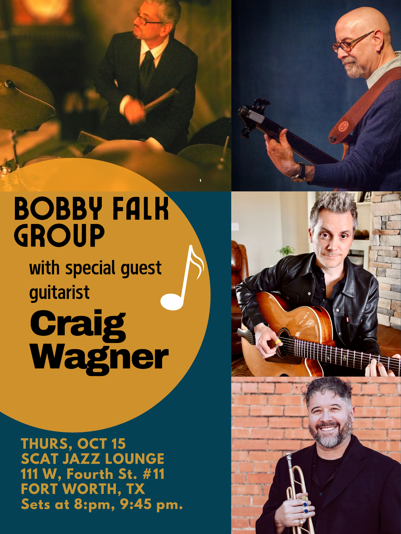 The Bobby Falk Group featuring guitarist Craig Wagner