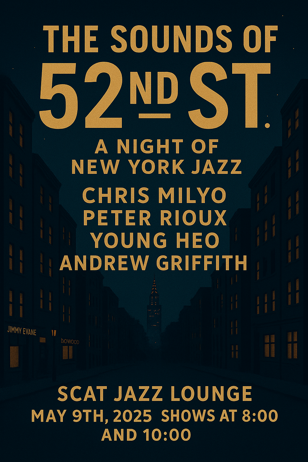 The Sounds of 52nd St; A Night of New York Jazz
