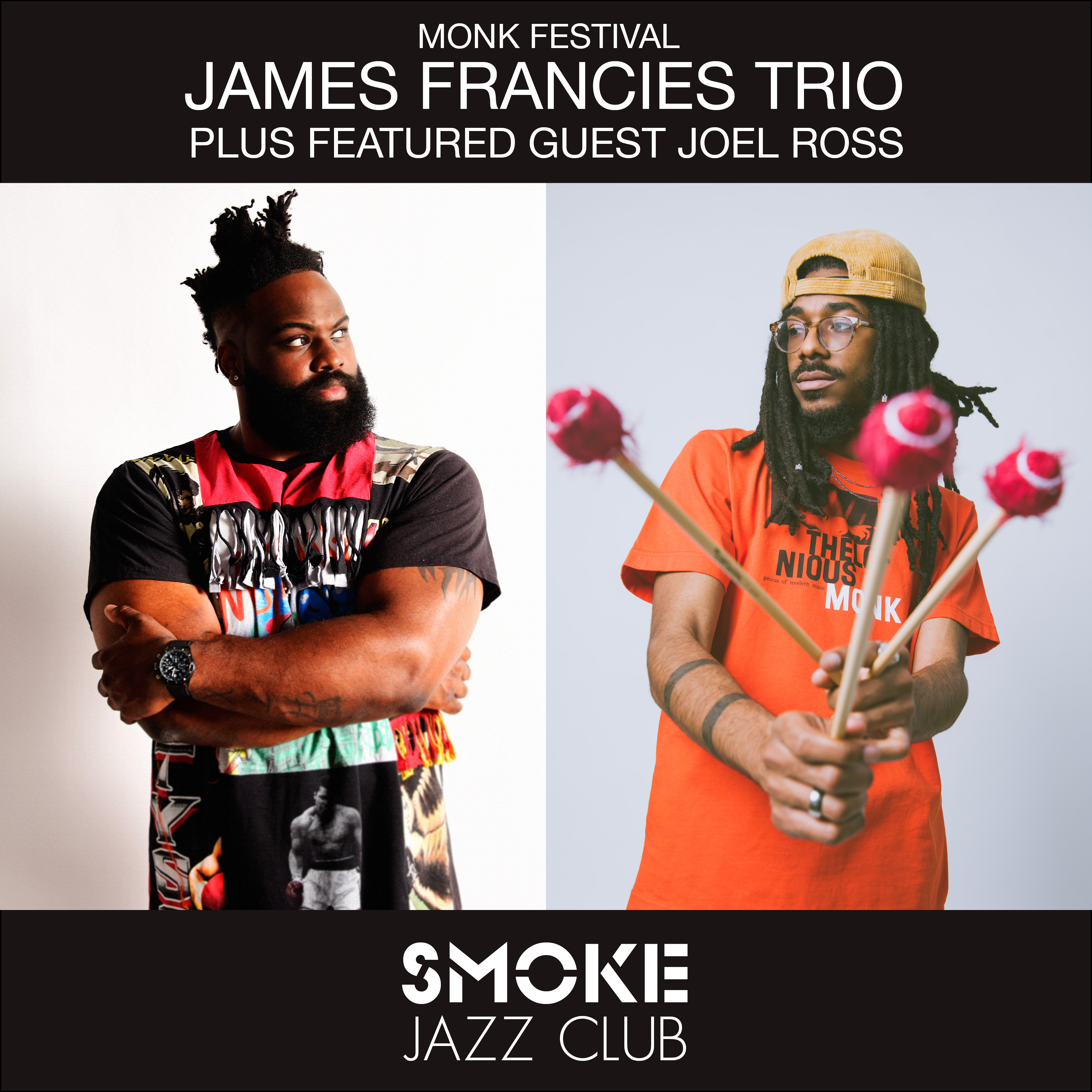 Monk Festival: James Francies Trio plus special guest Joel Ross