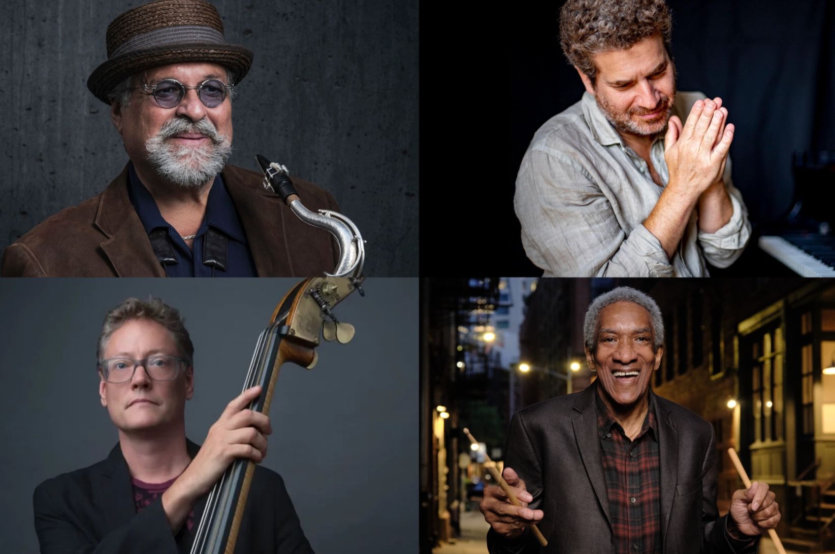 LIVESTREAM: Tribute to Monk featuring Joe Lovano, Kevin Hays, Doug Weiss & Al Foster