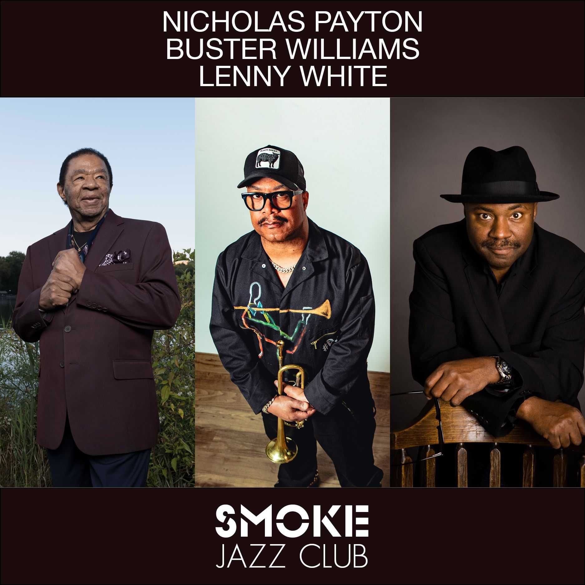 LIVESTREAM: Nicholas Payton / Buster Williams / Lenny White