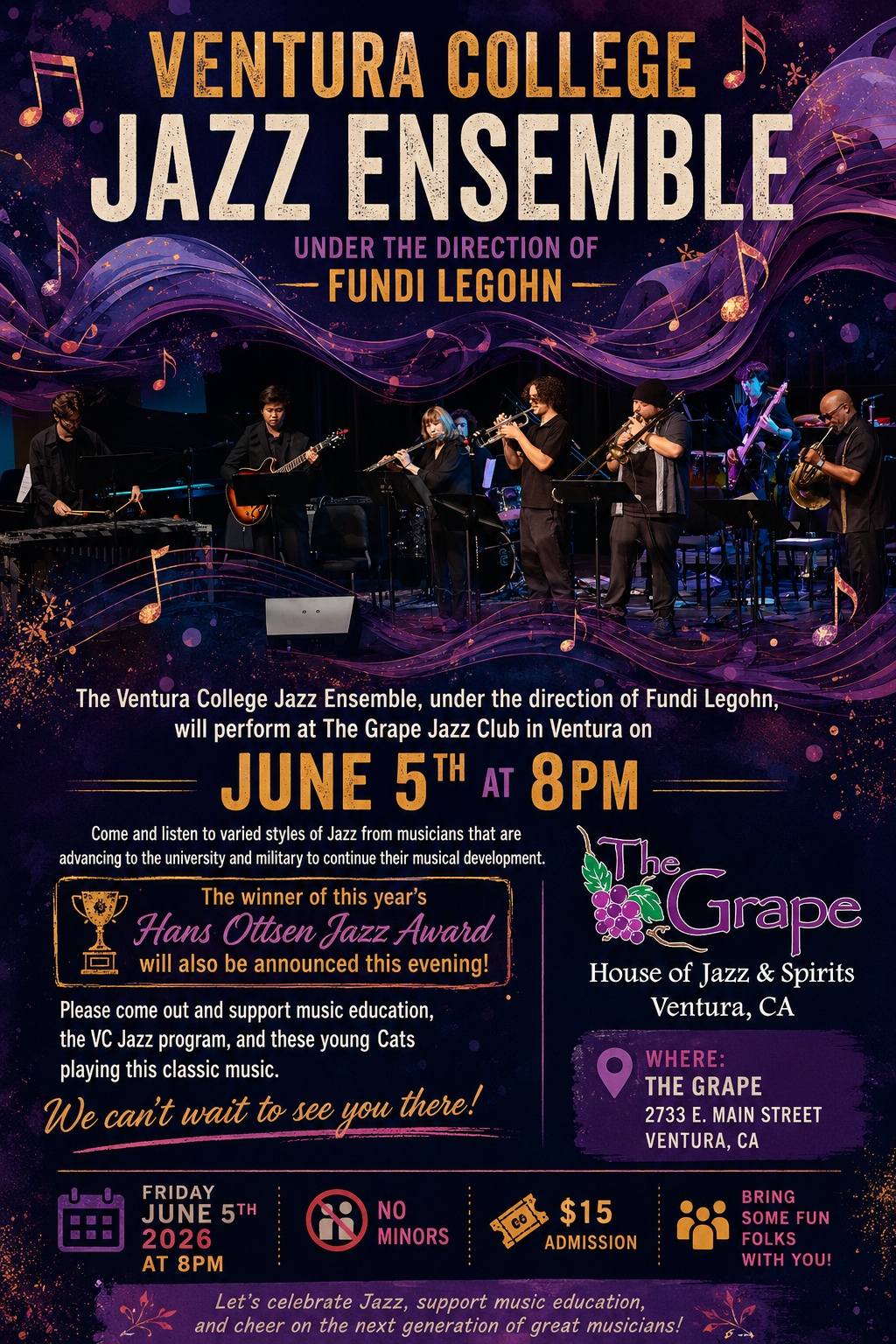 Ventura College Jazz Band - Fundi Legohn