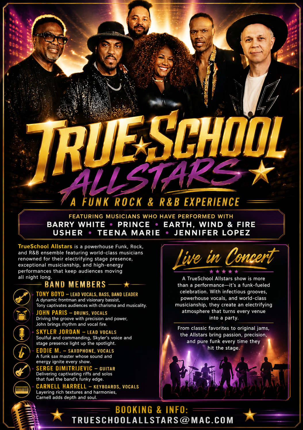 True School All Stars - A Funk Rock and R&B experience