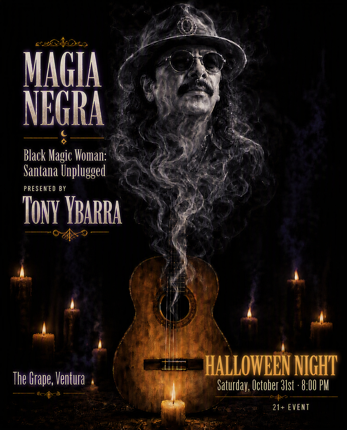 Tony Ybarra Presents: Magia Negra: Black Magic Woman, Santana Unplugged