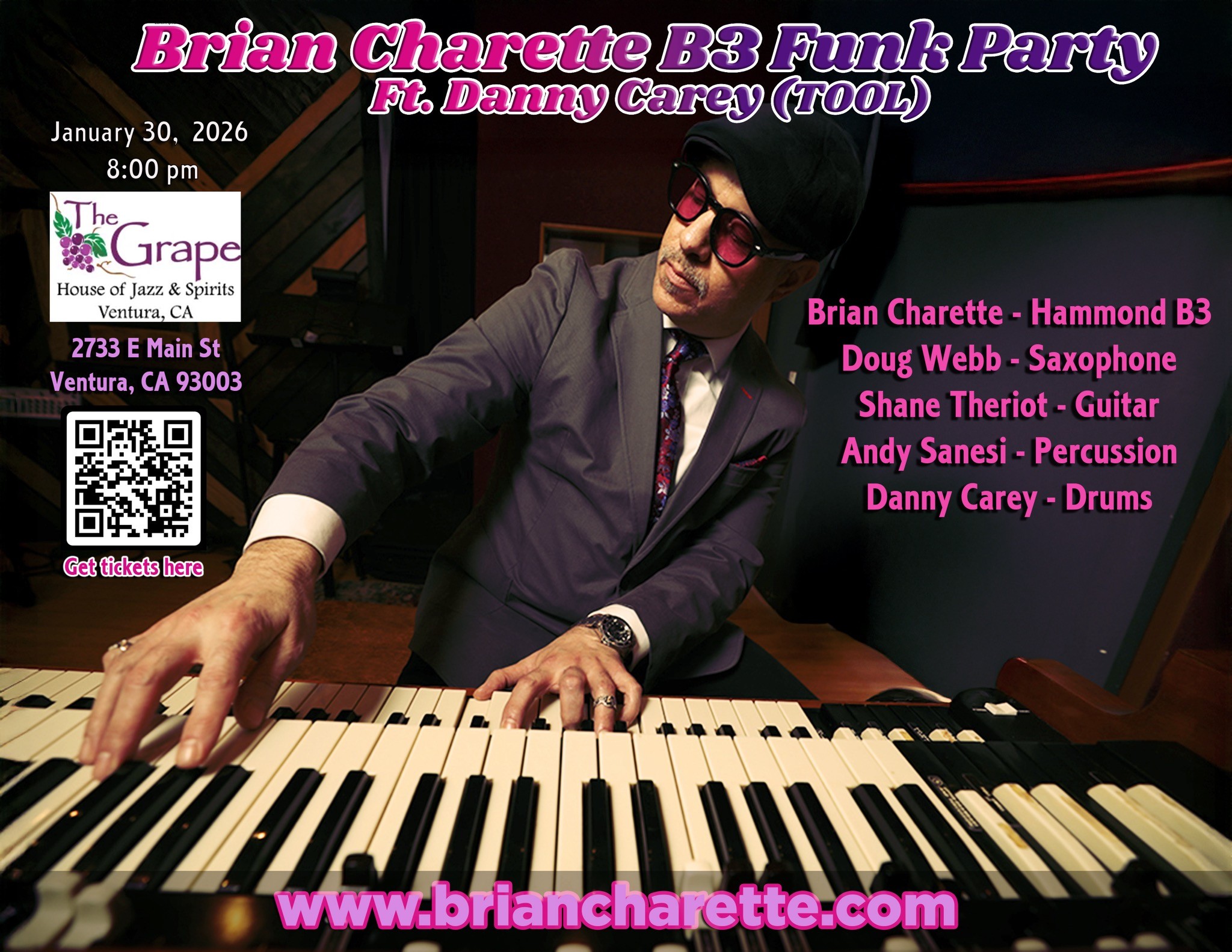 Brian Charette B3 Funk Party Ft. Danny Carey (TOOL)