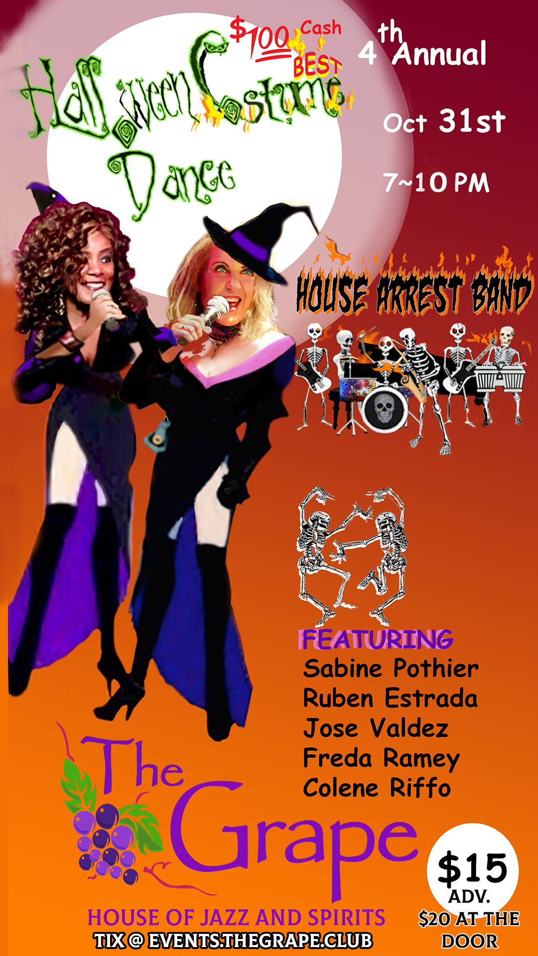 Halloween Dance Party with House Arrest Band