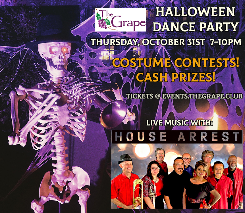 Halloween Dance Party with House Arrest Band