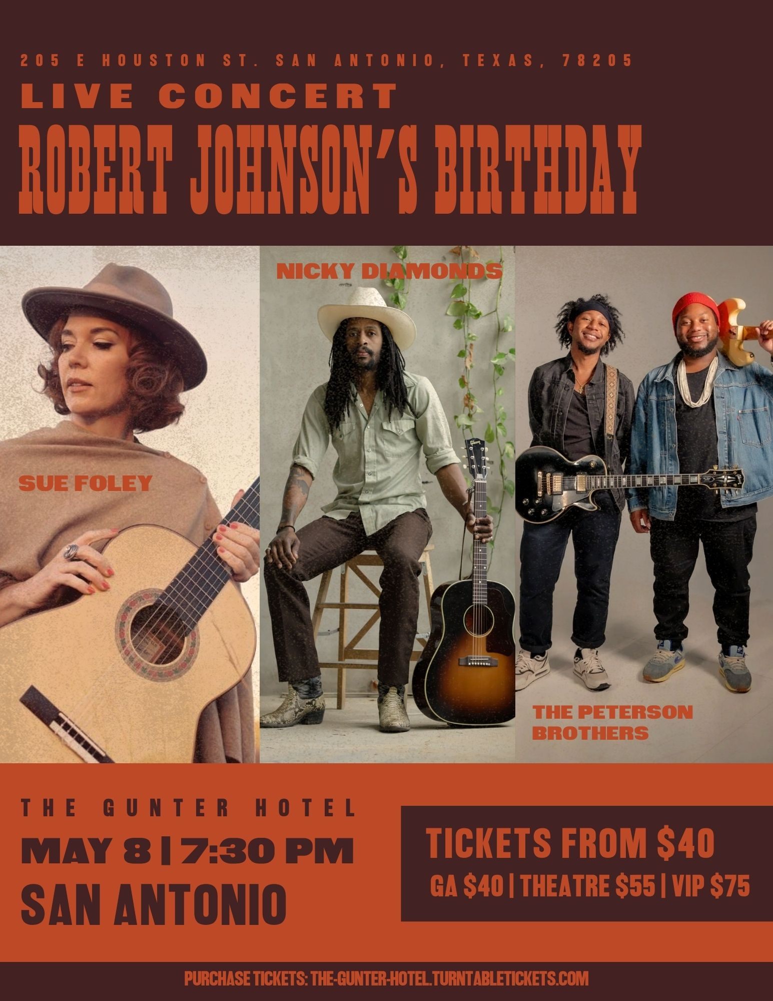 ROBERT JOHNSON'S BIRTHDAY CONCERT | Crystal Ballroom