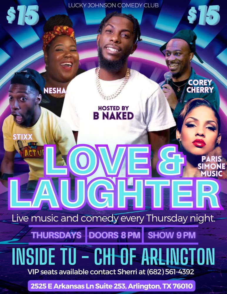 LOVE & LAUGHTER... EVERY THURSDAY!!