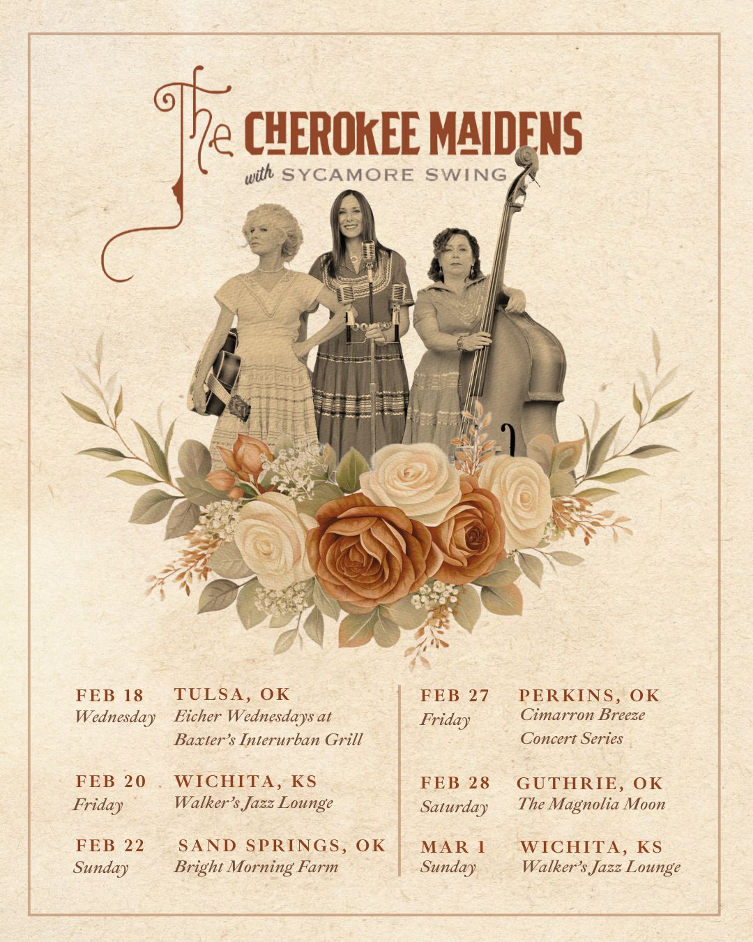 The Cherokee Maidens with Sycamore Swing