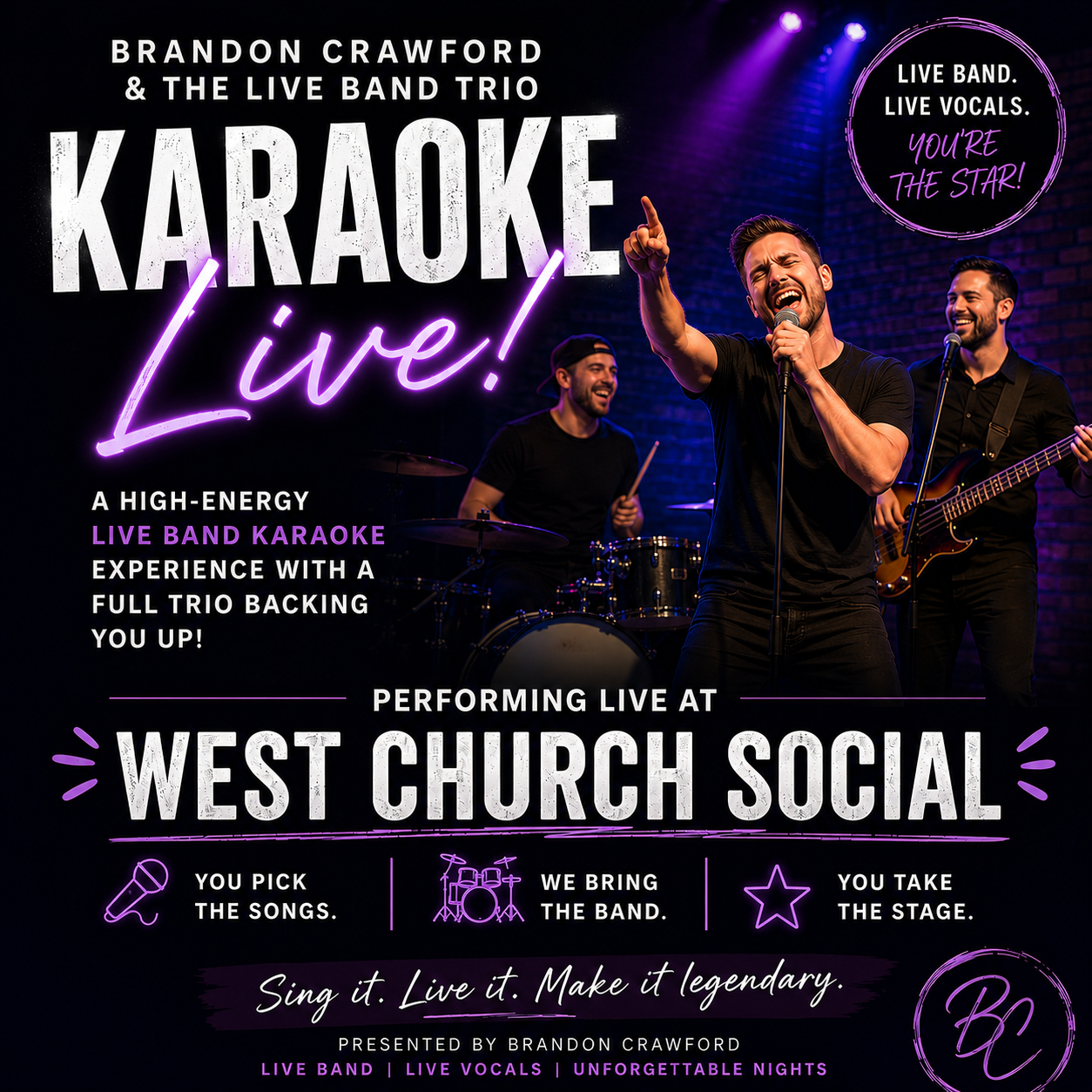 Karaoke Band Trio featuring Brandon Crawford