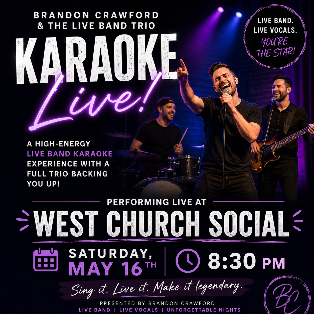 Karaoke Band Trio featuring Brandon Crawford