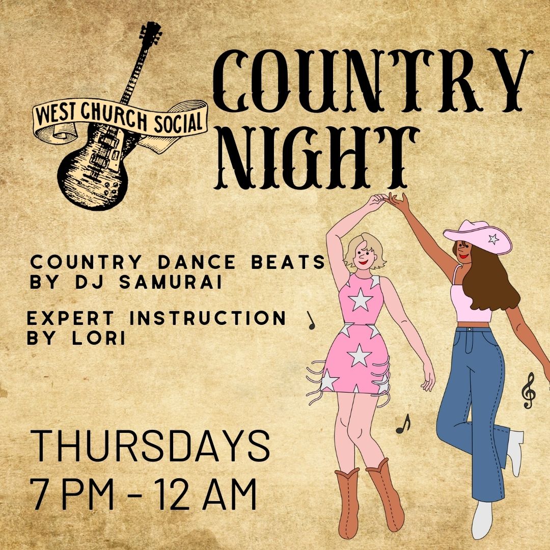 Country Night with Lori and DJ Samurai!